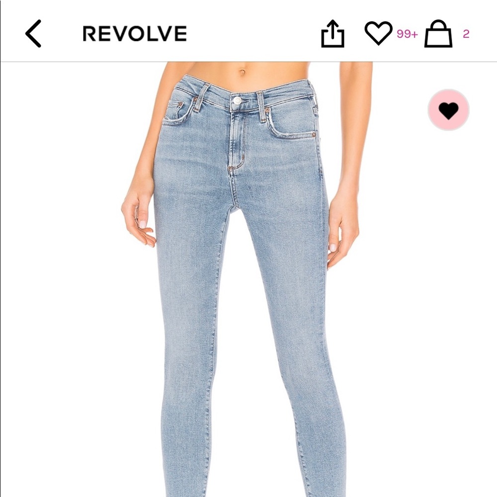 Agolde High Rise Sophie skinny jeans